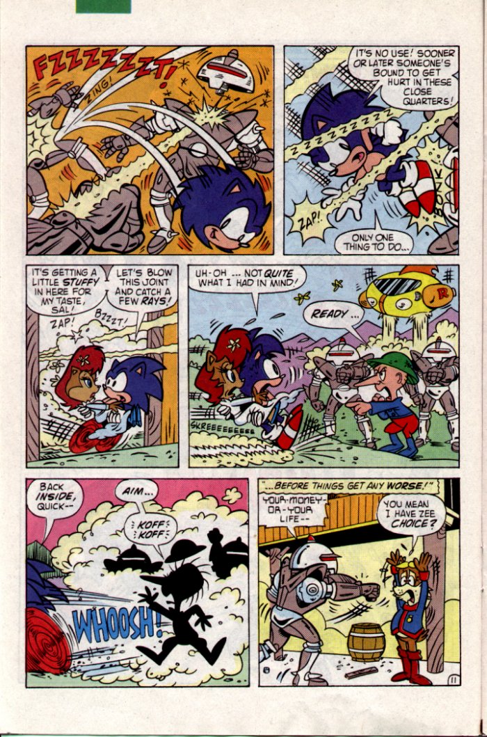 Sonic - Archie Adventure Series January 1995 Page 11